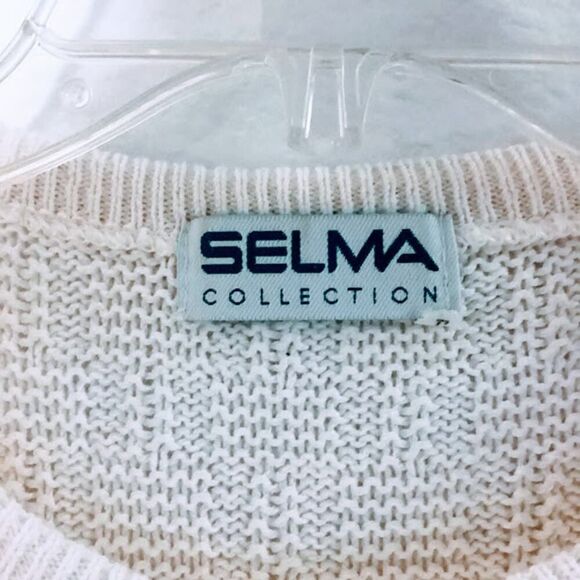 Selma Finland Vintage Celtic Crew Neck Knit Sweater in Off-white  Large - Picture 4 of 7